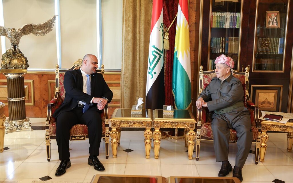 Irak Türkmen Cephesi Genel Başkanı , Erbil’de Kürdistan Demokrat Partisi (KDP) Başkanı ile görüştü
