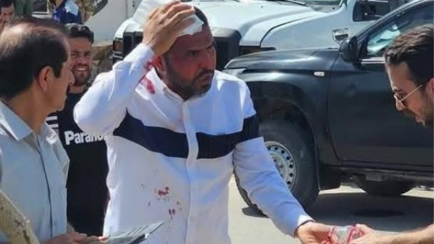 Zikar'da eğitimcilerin protestosuna müdahale: Güvenlik güçleri gaz bombası kullandı